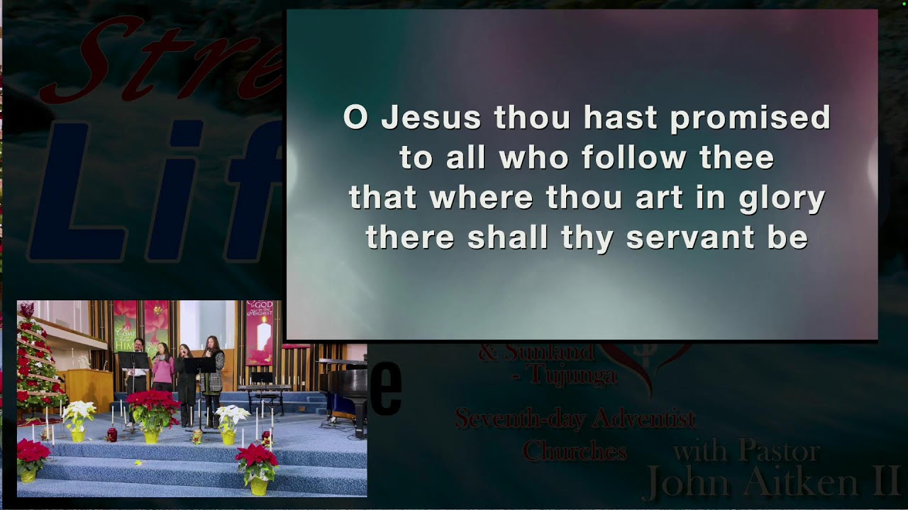 LIVESTREAM Broadcasting NOW from Living Stones & Sunland - Tujunga SDA Churches.