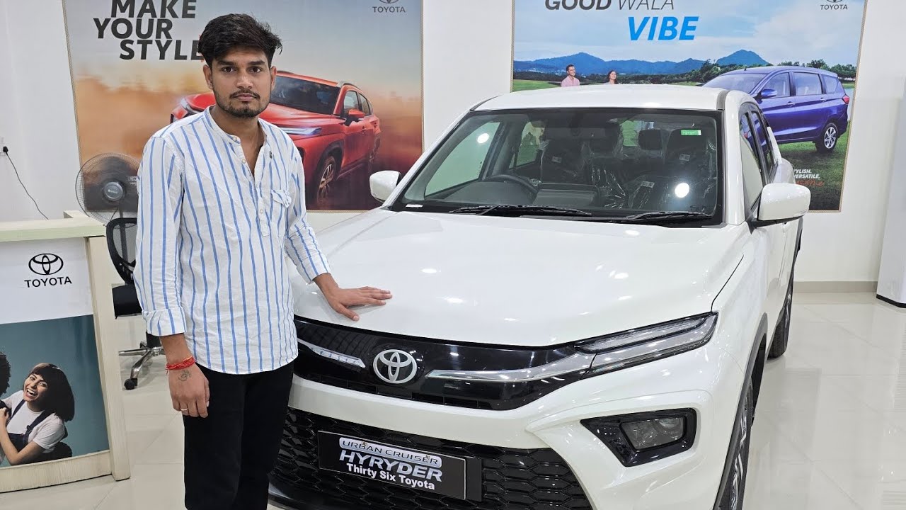 New toyota urban cruiser hyryder 2025 mode updated G variant with automatic🔥👍 #toyota 