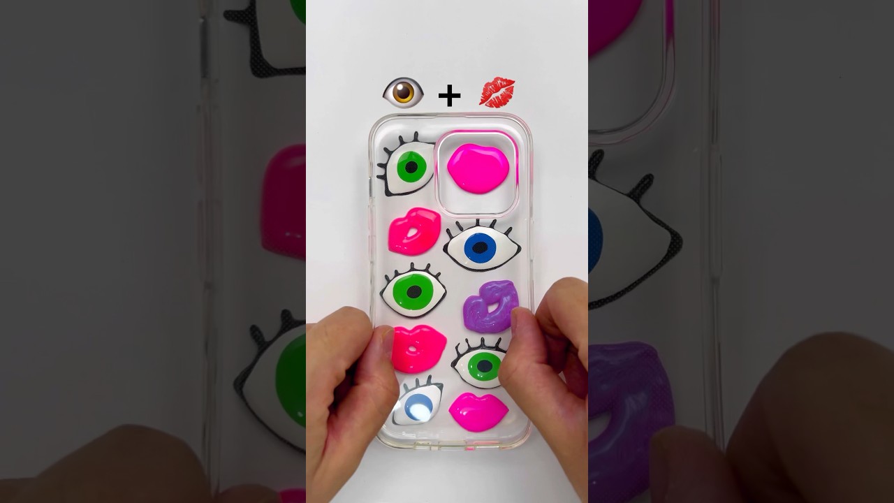 Eyes & Lips💋 #satisfying #oddlysatisfying #lips #lipstick #eyes #iphone #art #satisfyingart #colors