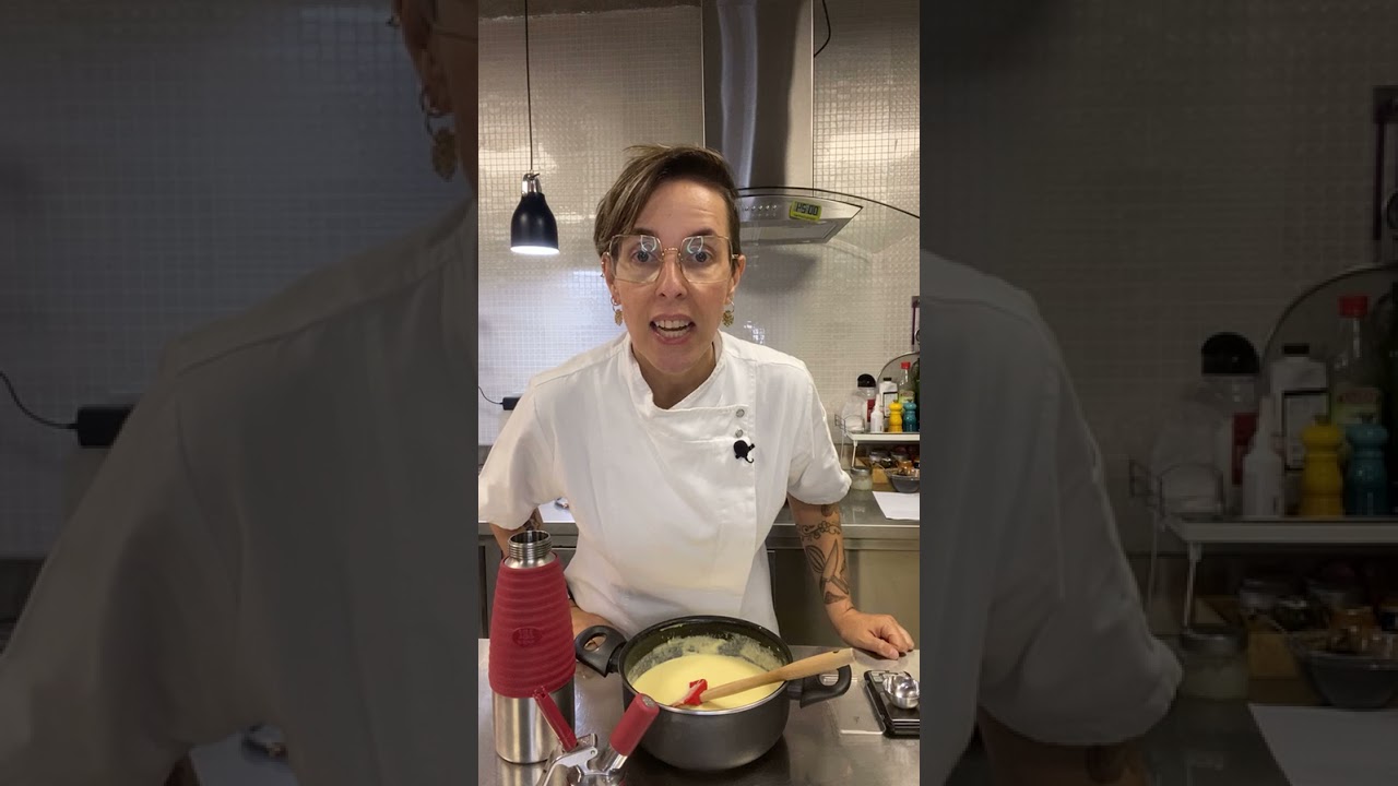 Espuma quente com Sifão Culinário iSi Brasil