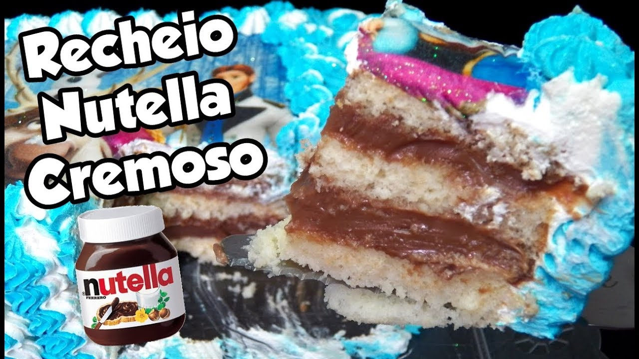 RECHEIO DE NUTELLA CREMOSO - Bru na Cozinha