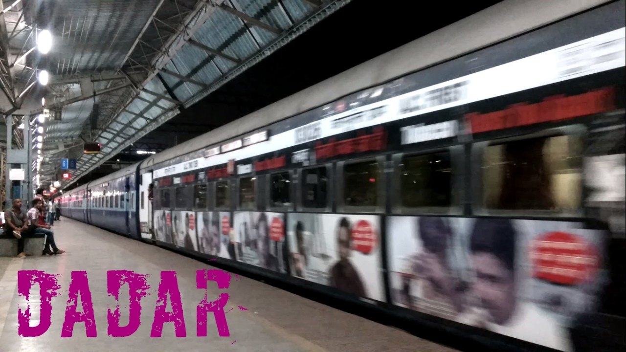 Arrival, Departure & Skipping of Trains at Dadar Central in the Gloaming