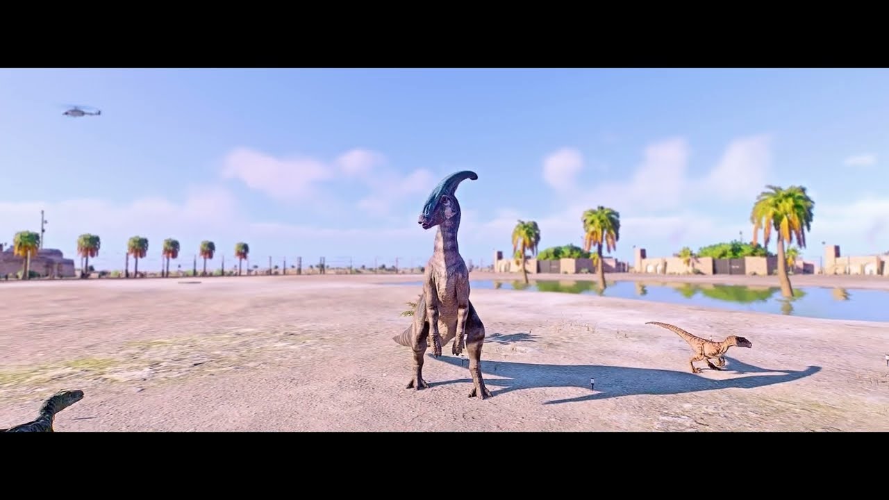 Dominion Parasaurolophus VS All Pack Hunting Dinosaurs Fight Animations 🦖 Jurassic World Evolution 2