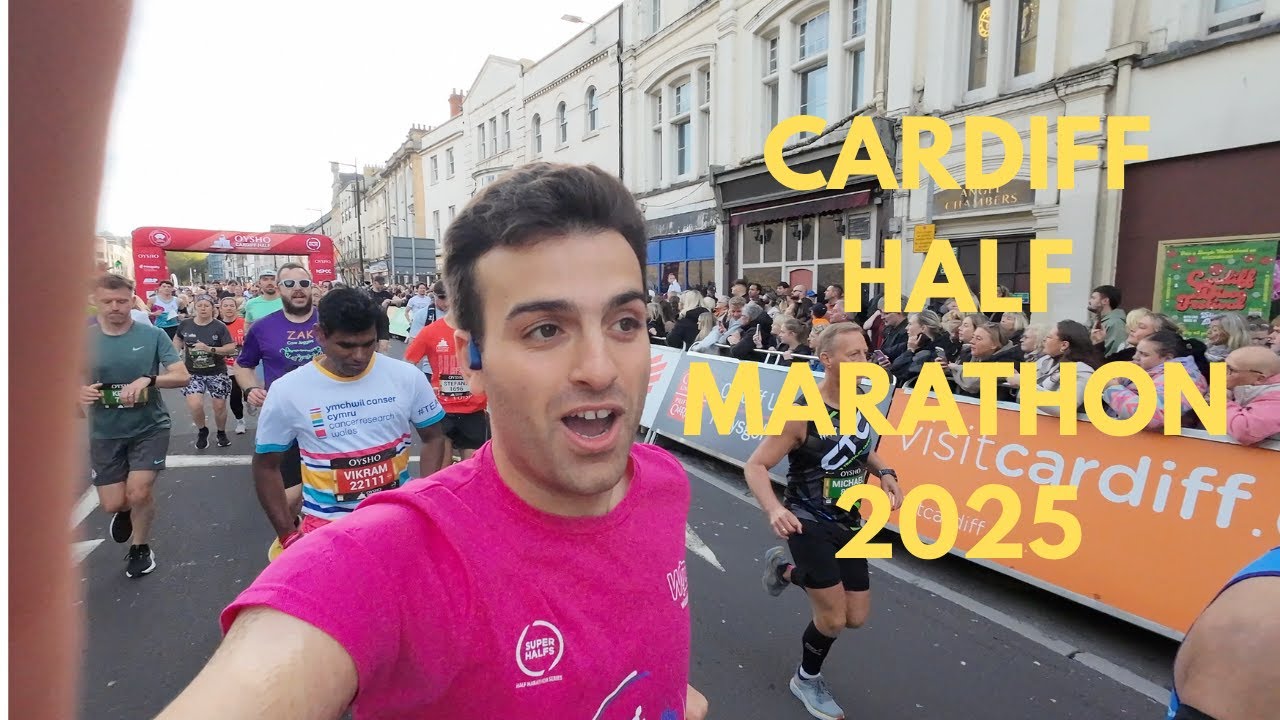 CARDIFF HALF MARATHON 2025 | BEST CROWD I'VE EVER SEEN!
