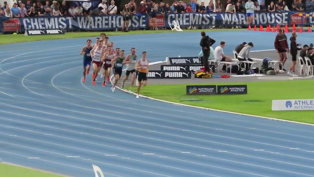1500m Open Men Final, 2025 Australian Athletic Championships, Perth 12/04/2025