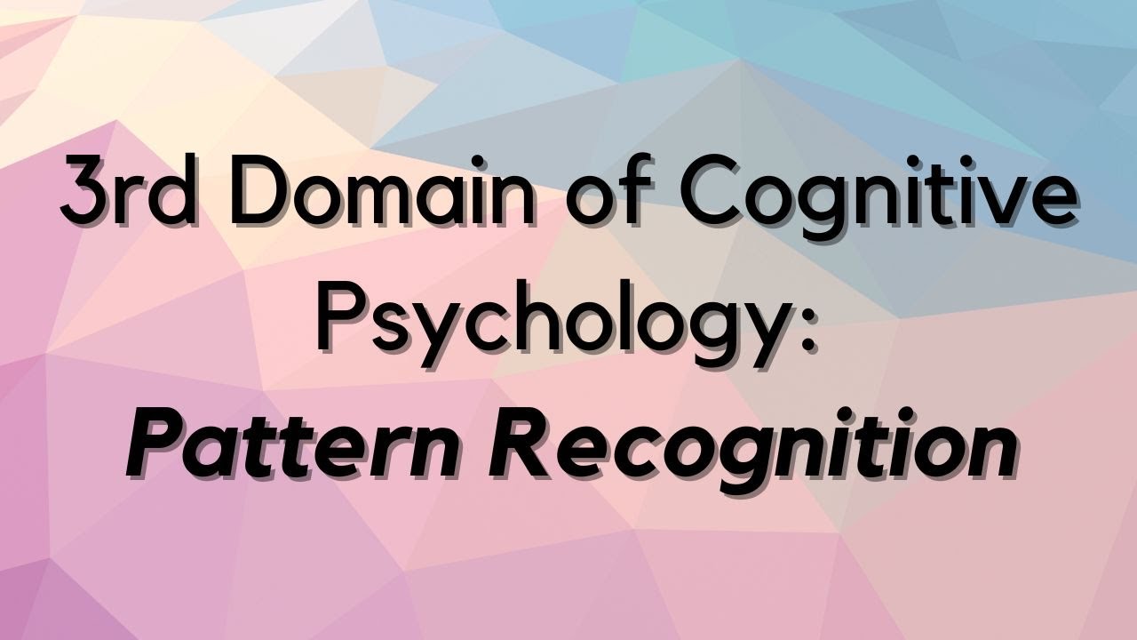 Pattern Recognition| Domains of Cognitive Psychology Series| #cognitivepsychology #ignou #mapc