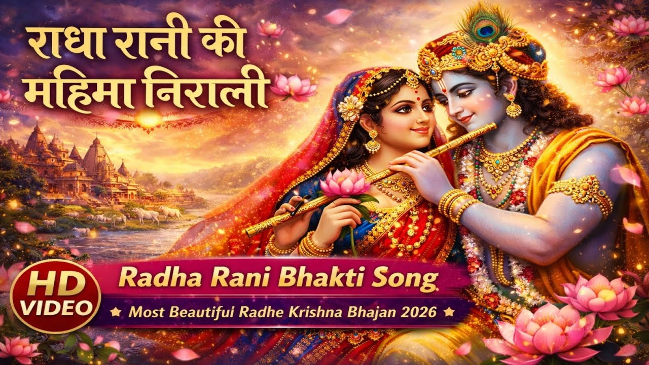 राधा रानी की महिमा निराली 🌸 | Radha Rani Bhakti Song | Most Beautiful Radhe Krishna Bhajan 2026 