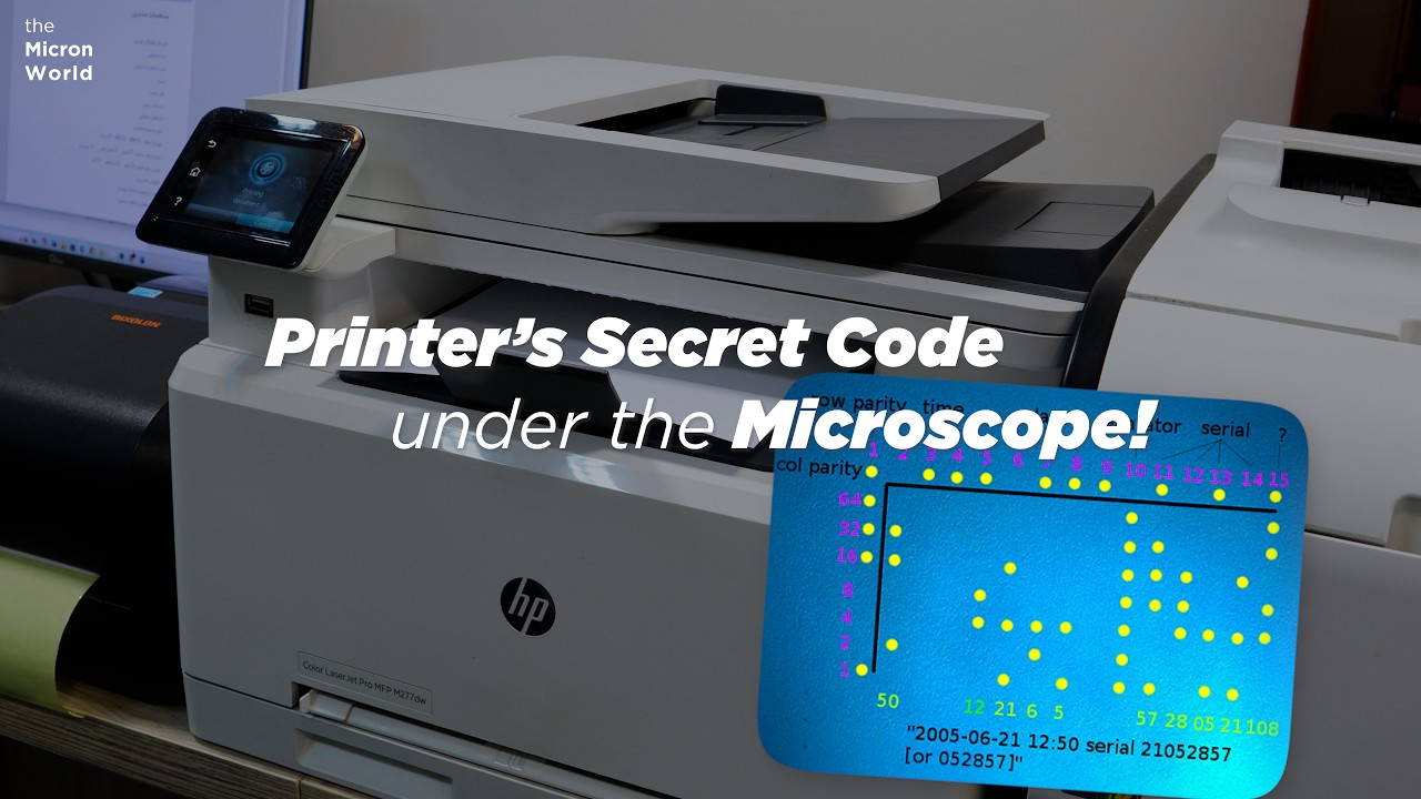 Your Printer Is Hiding Secret Yellow Dots… 🔍🔬 | Tracking Code Revealed