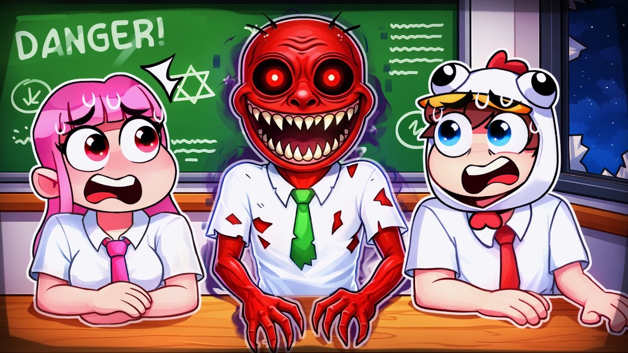 BLOQUÉ dans une ÉCOLE HANTÉ avec mes AMIS.. (SCHOOL 666)