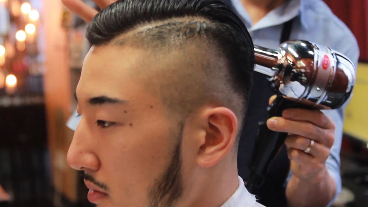 클래식한 포마드 헤어스타일 / Barber classic pomade hairstyle ManHair BarBering