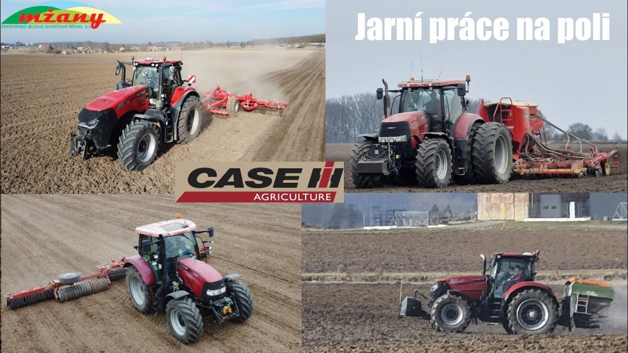 Jarní práce na poli 2025 4x Case IH