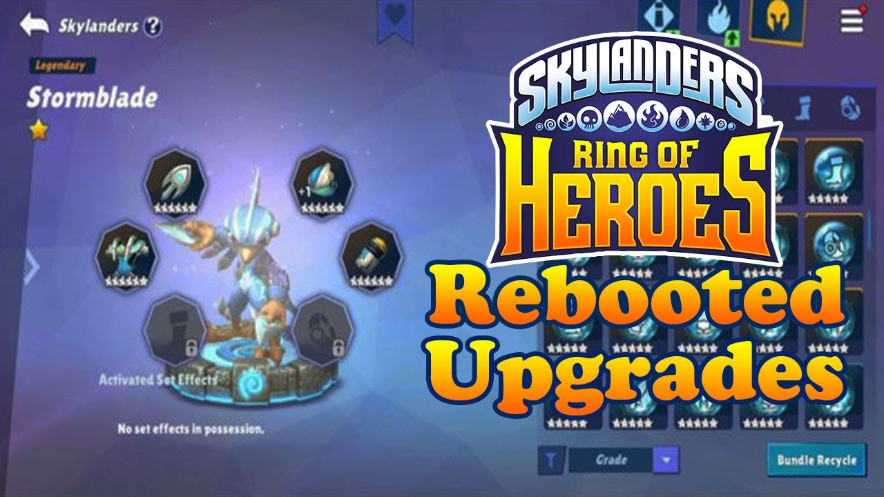 Skylanders Ring of Heroes' Upcoming Revamp - Upgrade System