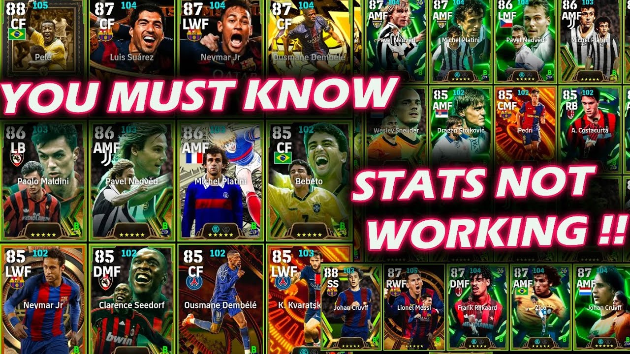 ПОЧЕМУ статистика карт больше не работает в eFootball 2026☹️