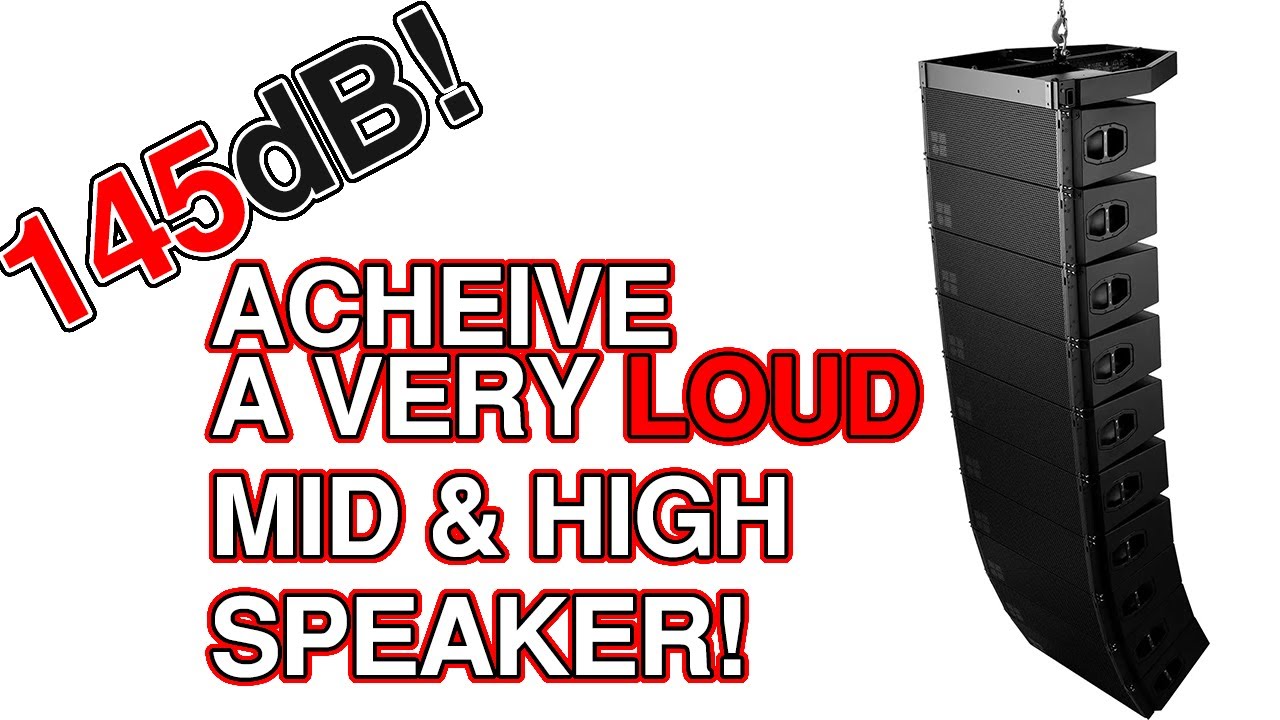 TOP 5 TIPS FOR LOUDER MIDRANGE & HF Tweeter Speaker