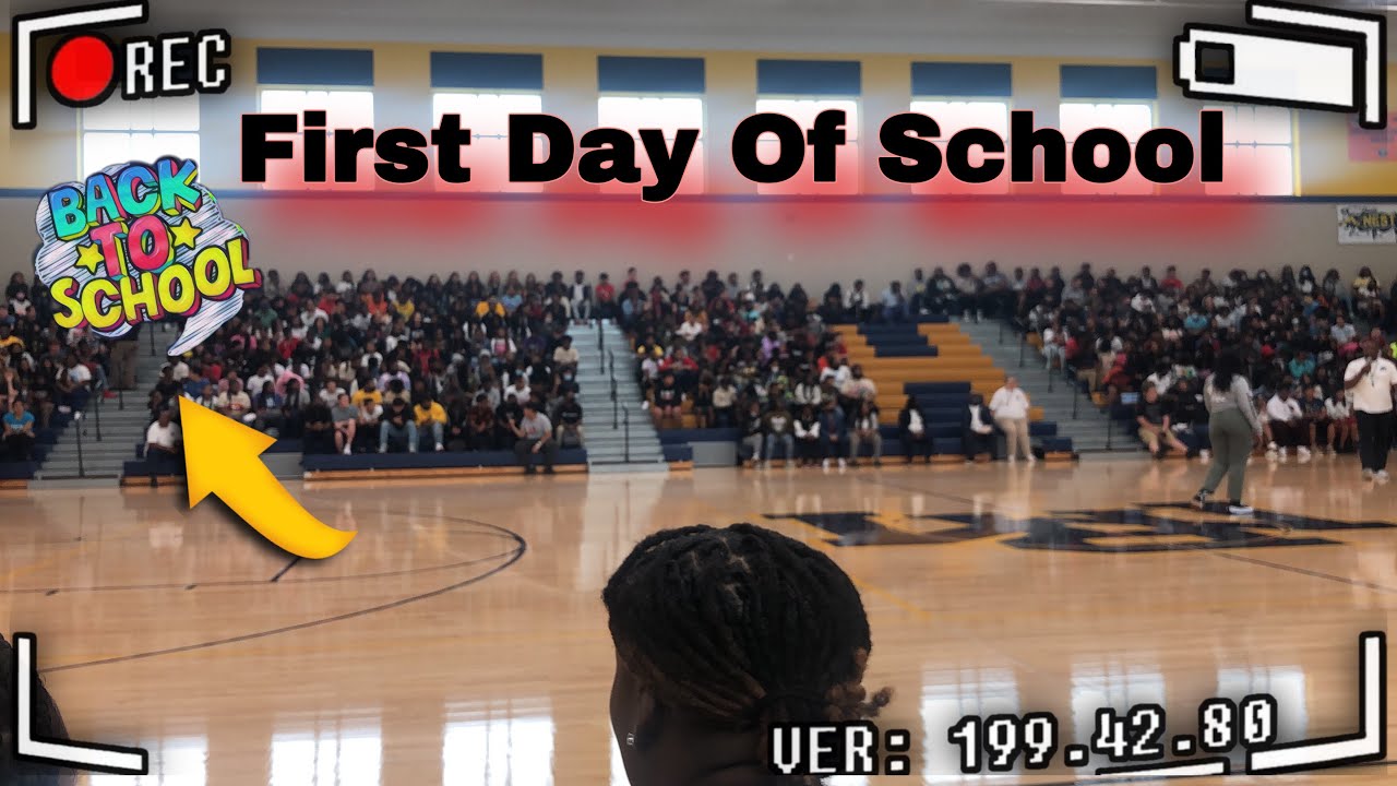 Rocky Mount High Pep rally and I went back to school 🤟🏾