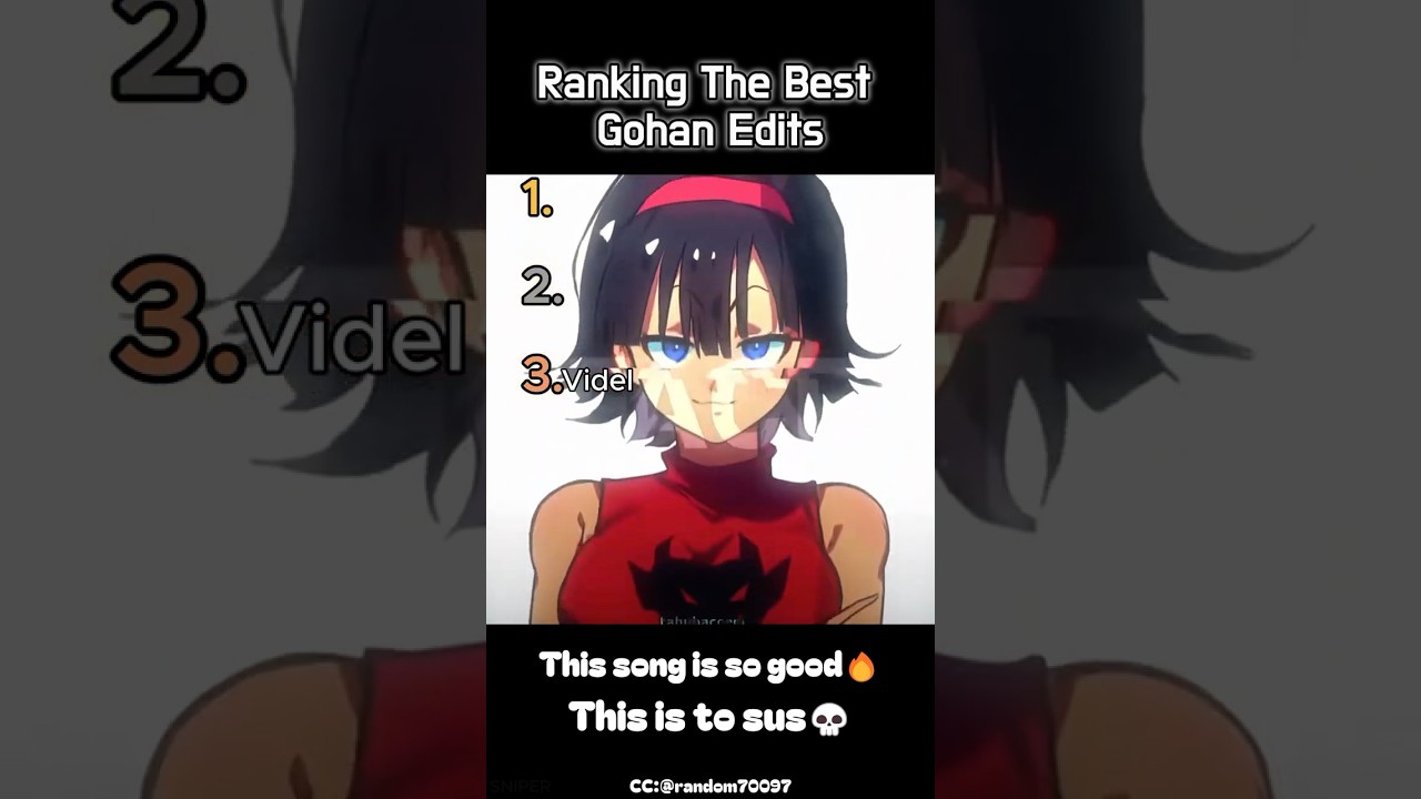 Ranking The Best Gohan Edits🔥