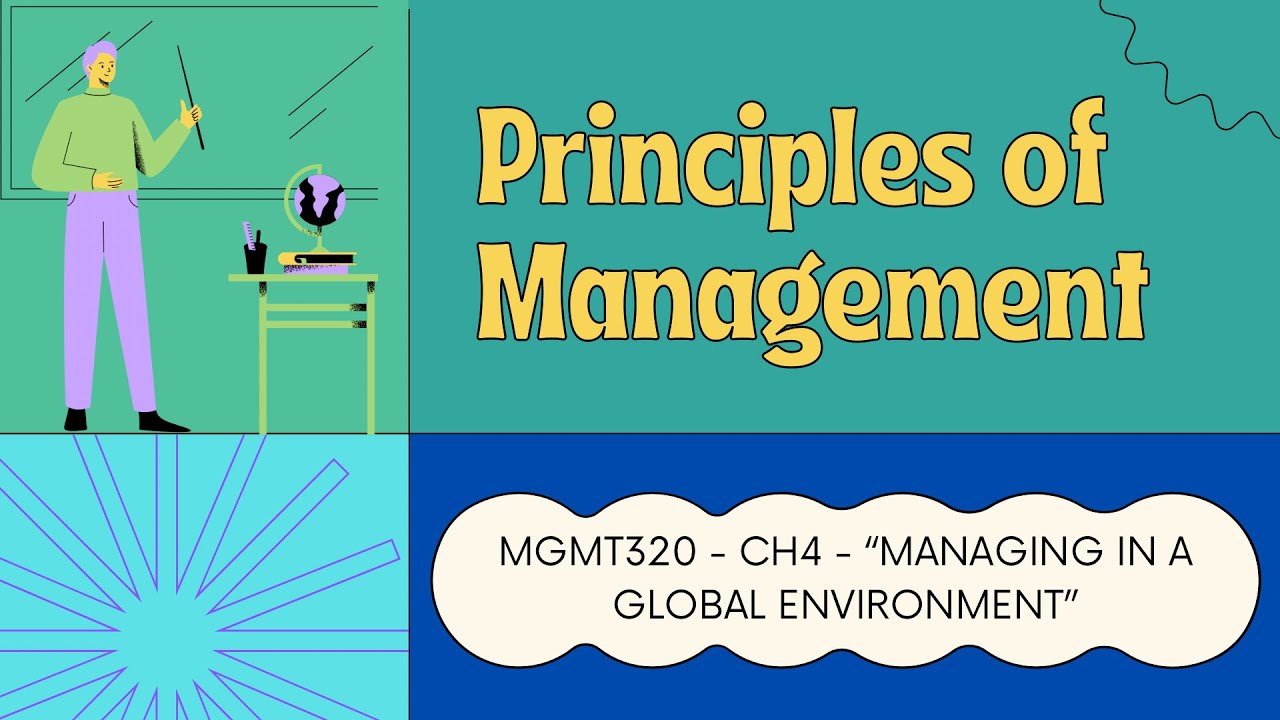 MGMT320 |Managing in a Global Environment (CH4)