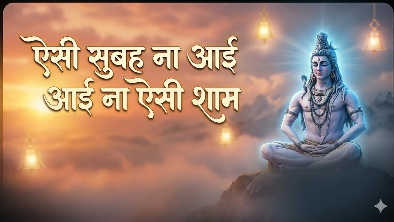 ऐसी सुबह ना आए | Aisi Subah Na Aaye Aaye Na Aisi Shaam | Best Morning Shiv Bhajan