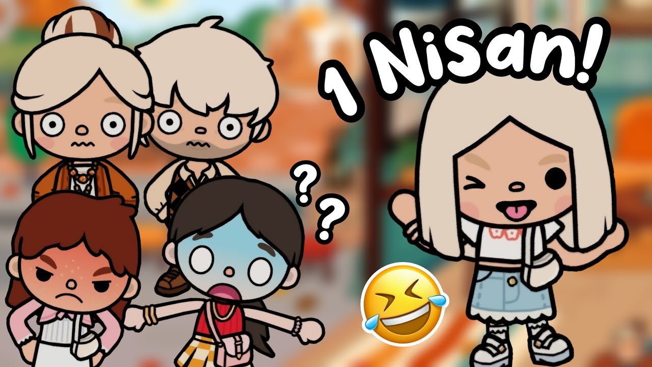 TOCA WORLD 1 NİSANDA 24 SAAT HERKESİ ŞAKALADIM!! 😜🤙🏻 /ŞOK OLDULAR | TOCA DAİSY