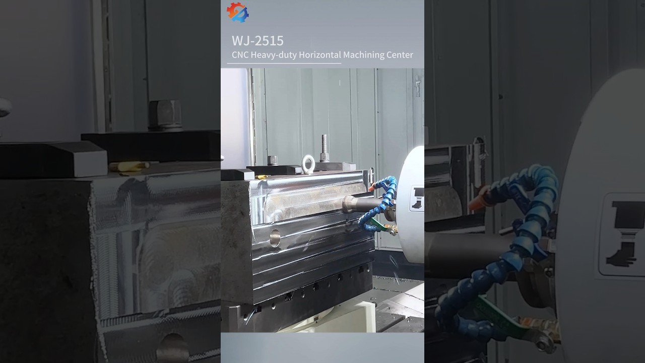 CNC Horizontal Machining Center WJ-2515:High Speed Cutting Die Mold #GooDa #hmc #diemould #moldebase