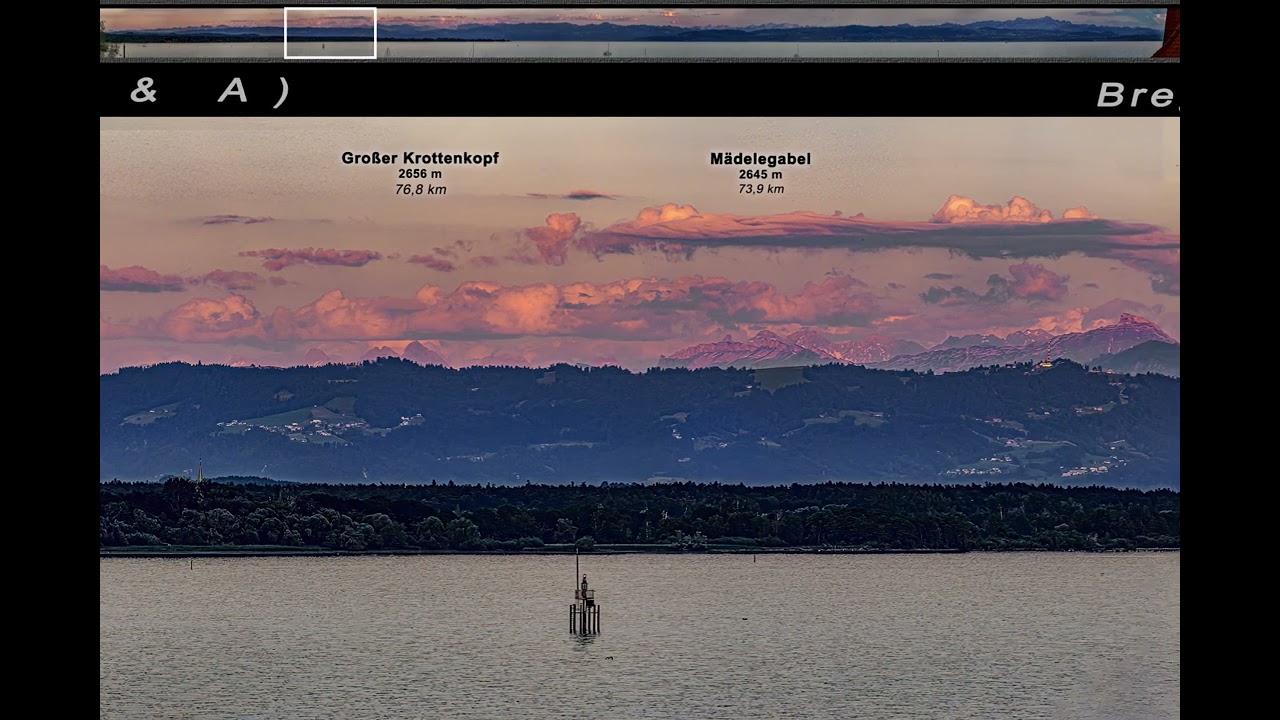 Seeberge - Alpenpanorama am Bodensee