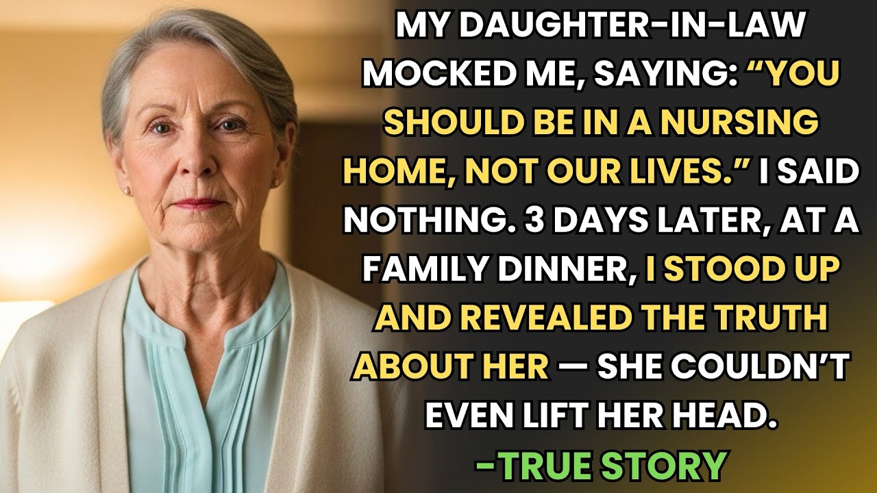 ЕЁ РЕАЛЬНАЯ ИСТОРИЯ ИЗ КАЛИФОРНИИ 👵💔 Моя невестка издевалась надо мной. Три дня спустя я раскрыла...
