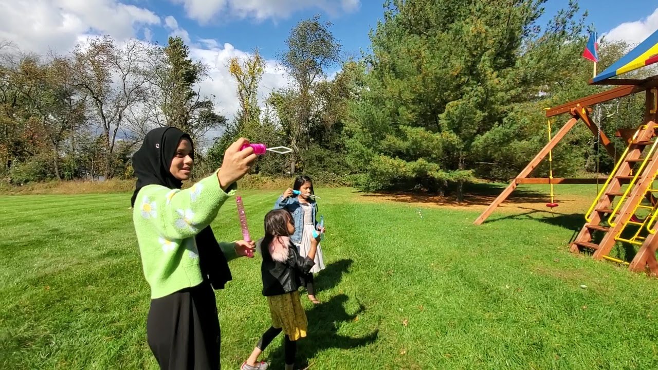 🥰😁Fun and Play | Uncut video of Maryam and Fatima | A Beautiful Day at Fatima's Playground