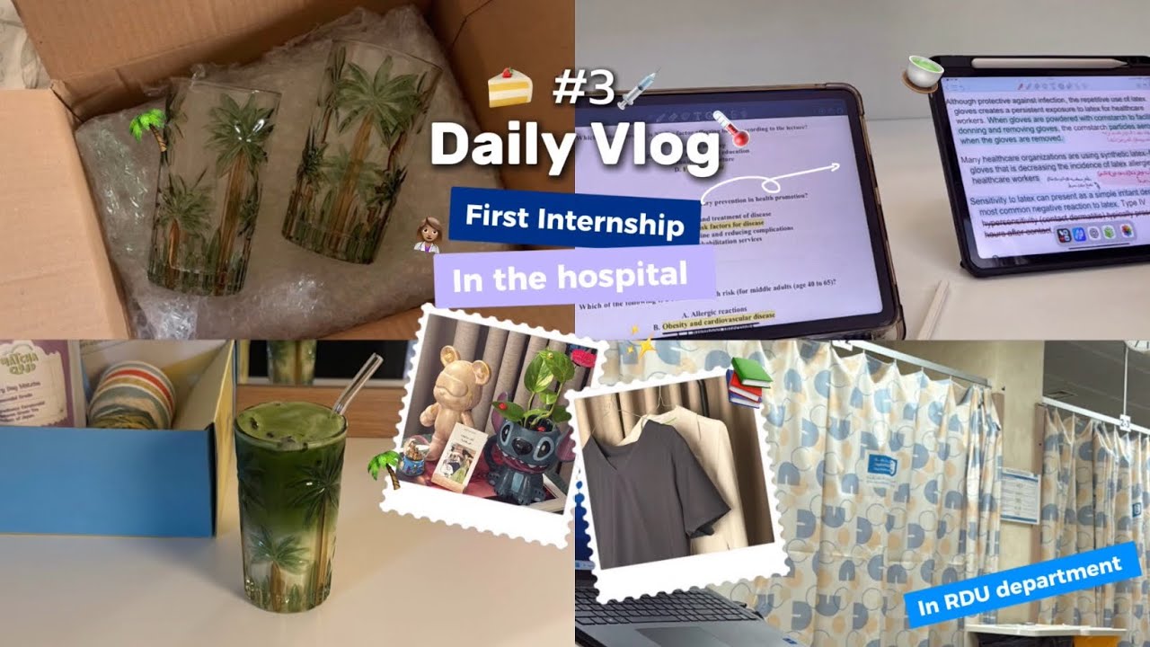 #vlog3 طالبة تمريض 👩🏽‍⚕️|أول تدريب في المستشفى (RDU)💉
