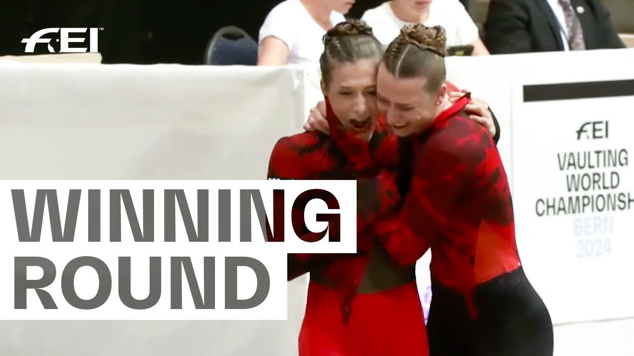Take a bow for Team Germany 🇩🇪🎩  | FEI Vaulting World Championship Bern 2024