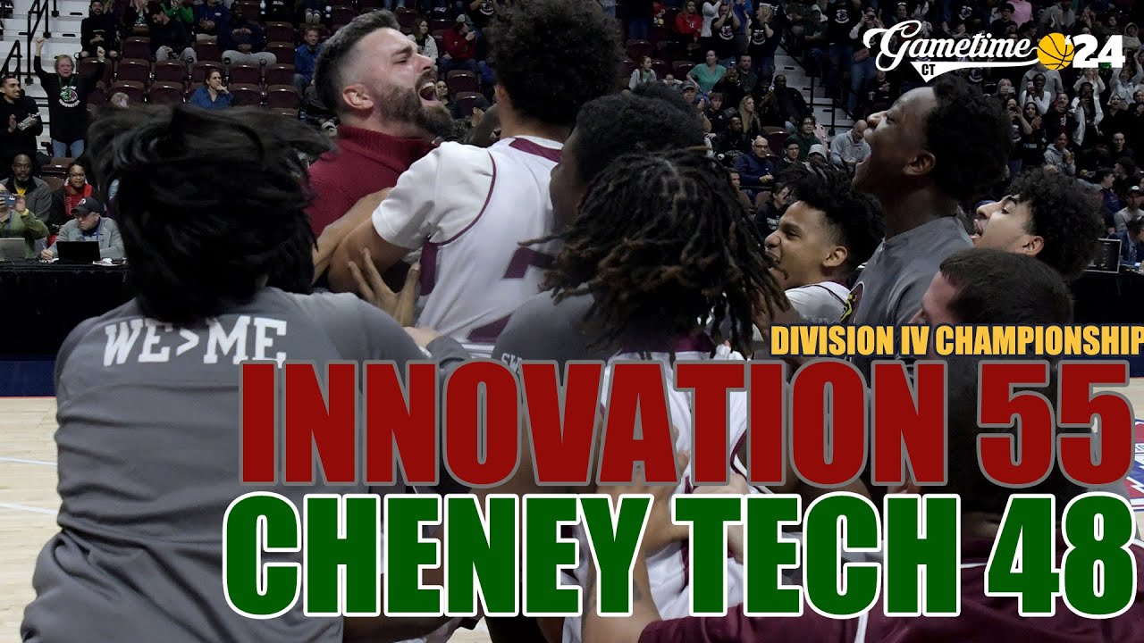 Innovation beats Cheney Tech to win the 2024 CIAC Division IV boys basketball title