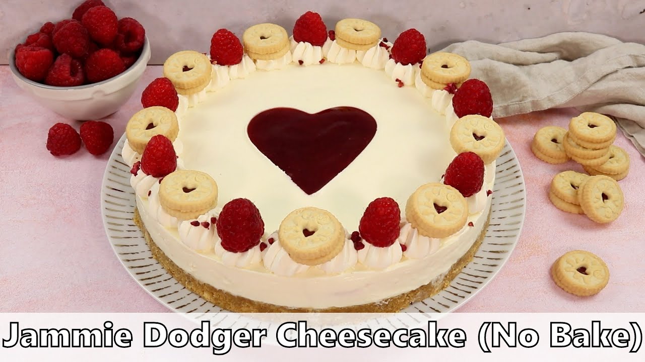 No Bake Jammie Dodger Cheesecake Recipe