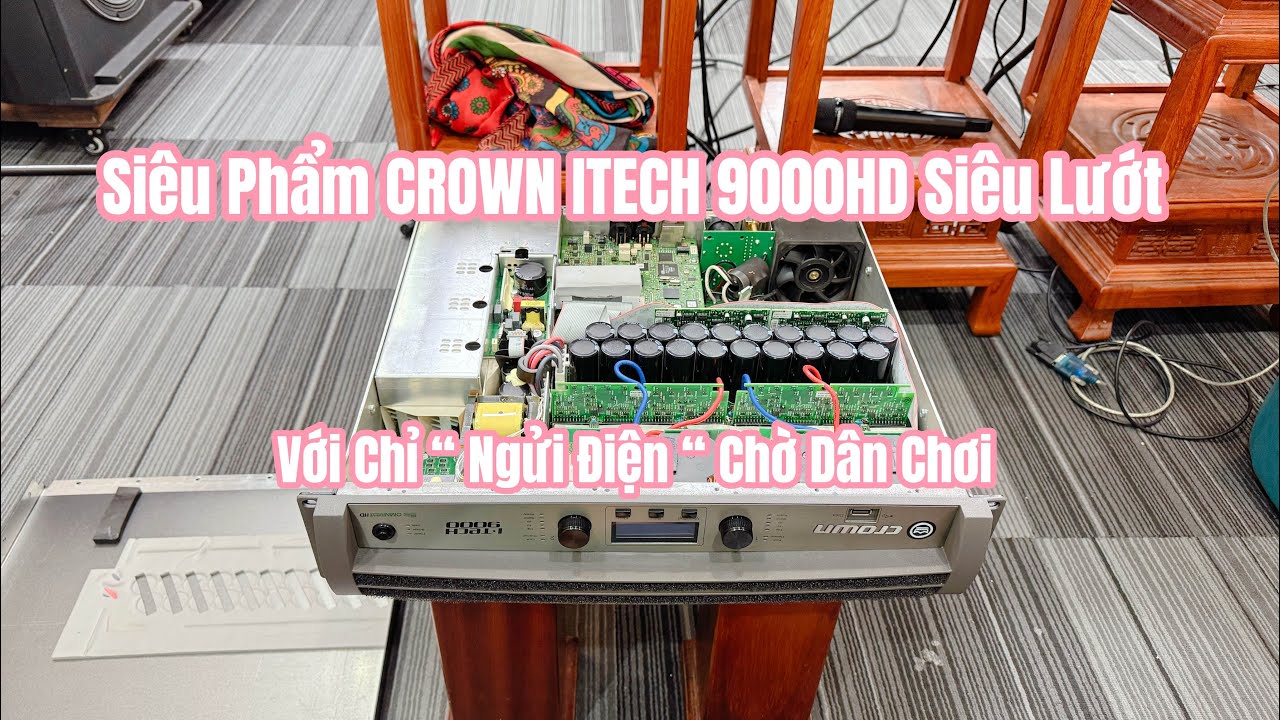 Siêu Phẩm CROWN ITECH 9000HD Siêu Lướt | Với Chỉ “ Ngửi Điện “ Chờ Dân Chơi