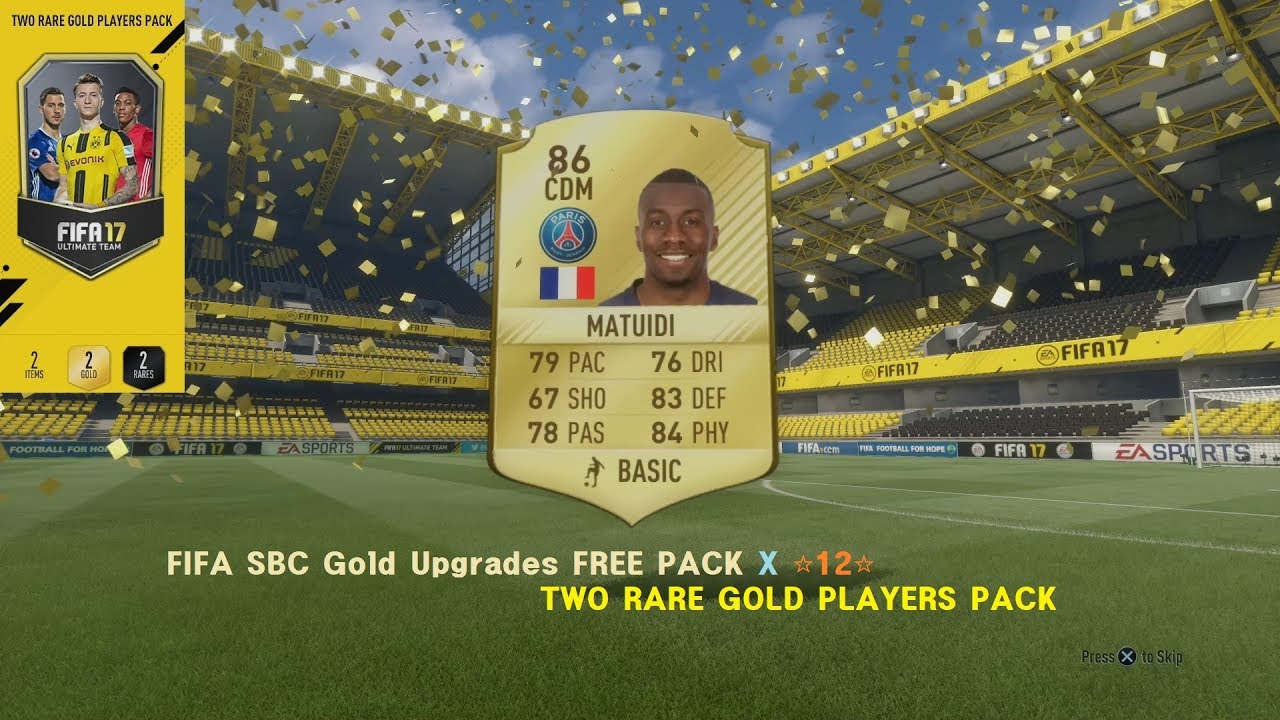 FIFA SBC FREE Gold Upgrades PACK X 12 OPEN