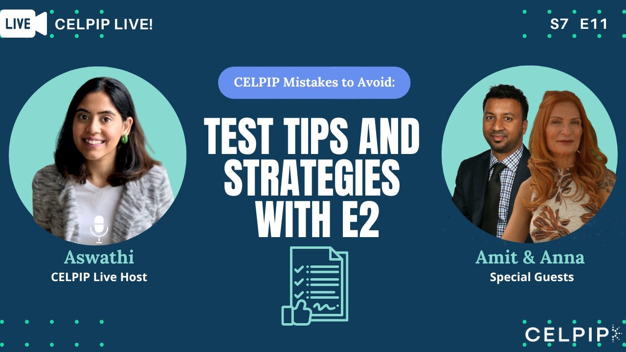 CELPIP Live! CELPIP Mistakes to avoid with E2 Prep - S7E11
