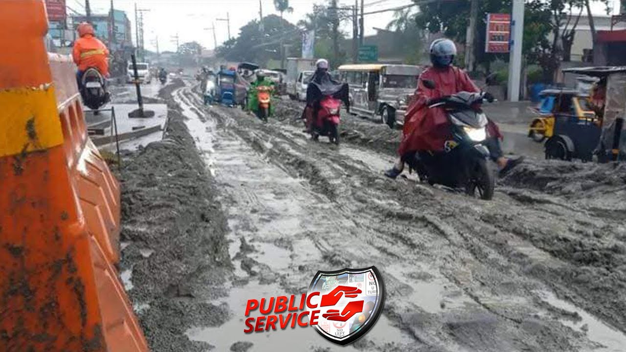 Muddy Road Caused by Construction Soil on the Road | Public Service