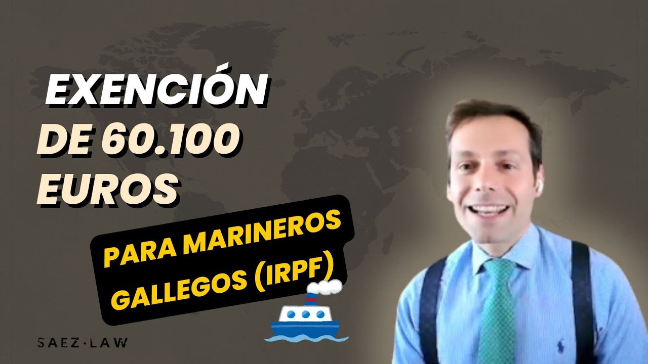 Exención de 60.100 euros para marineros gallegos (IRPF)
