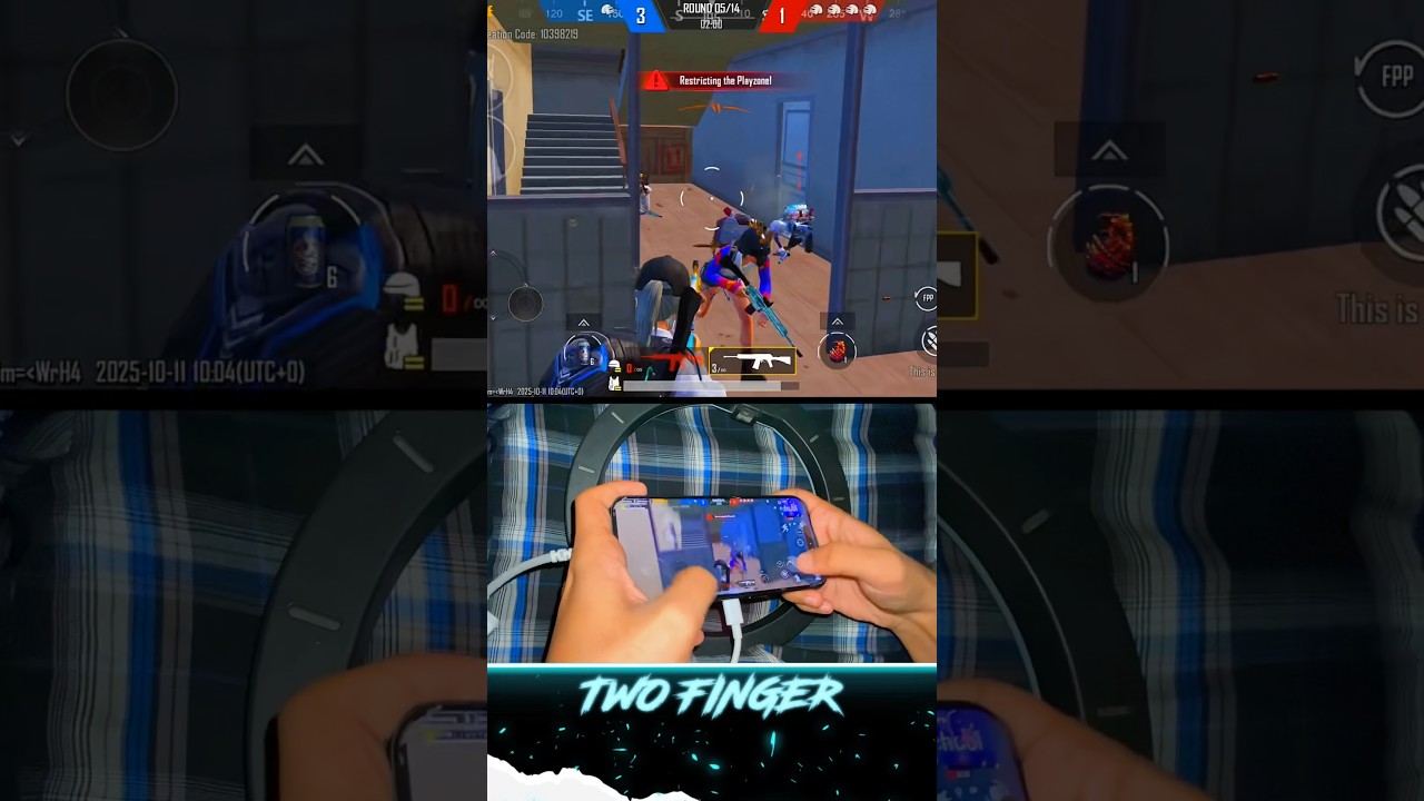 They Didn&rsquo;t Believe I Was Two Finger King 👑 | iPhone 15 Pro Proof Handcam Gameplay ✅