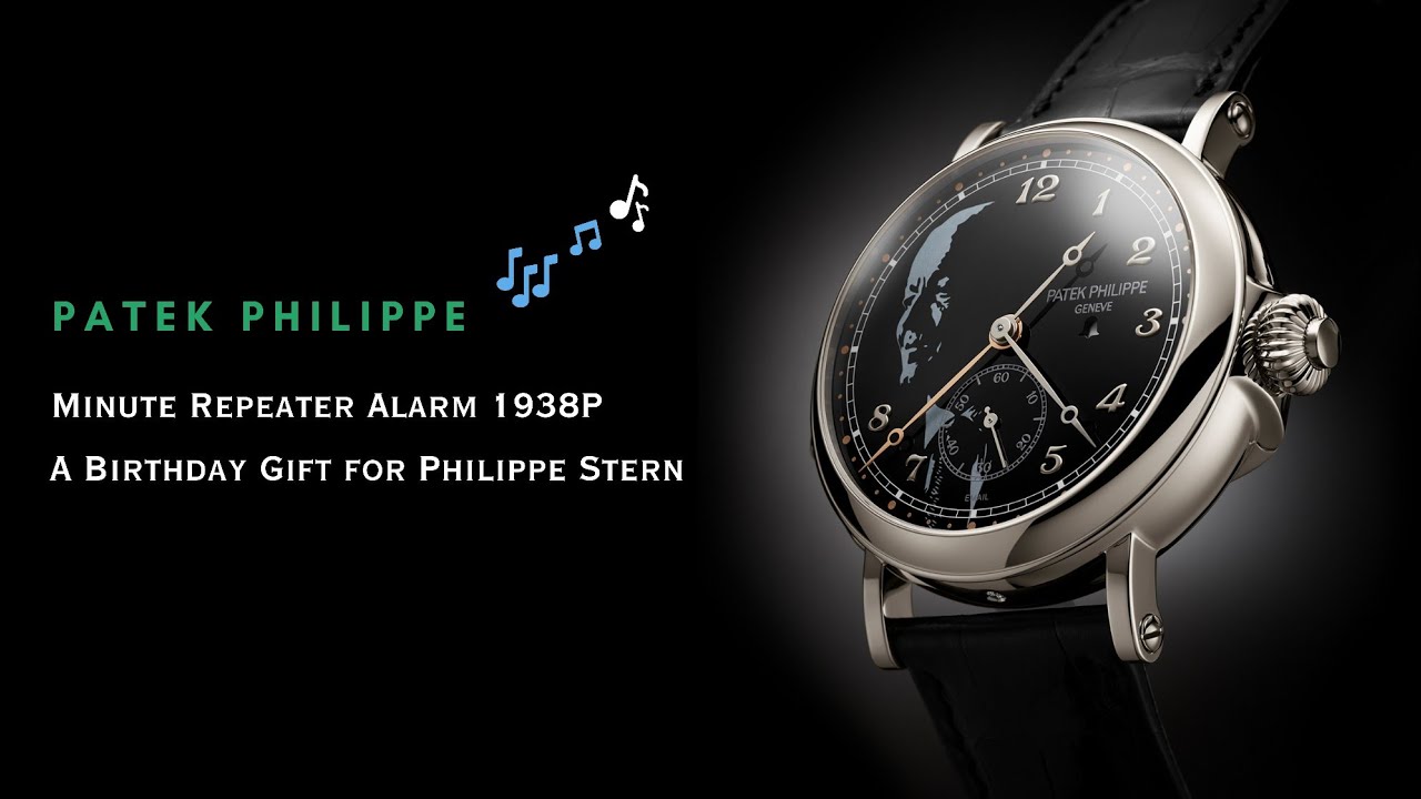 Patek Philippe Minute Repeater Alarm Reference 1938P-001 ; A $1M Birthday Gift