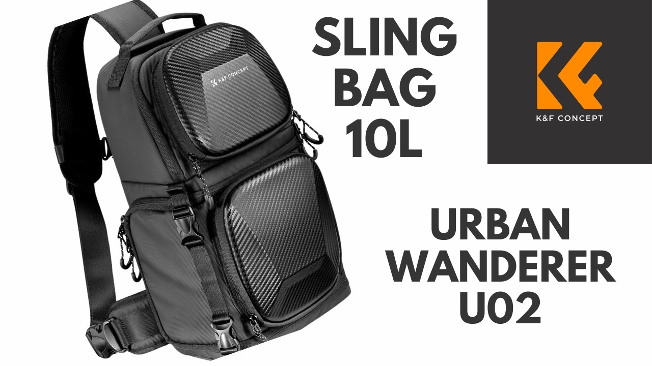 Kameratasche von K&F Concept Sling Bag 10L -  Urban Wanderer U02