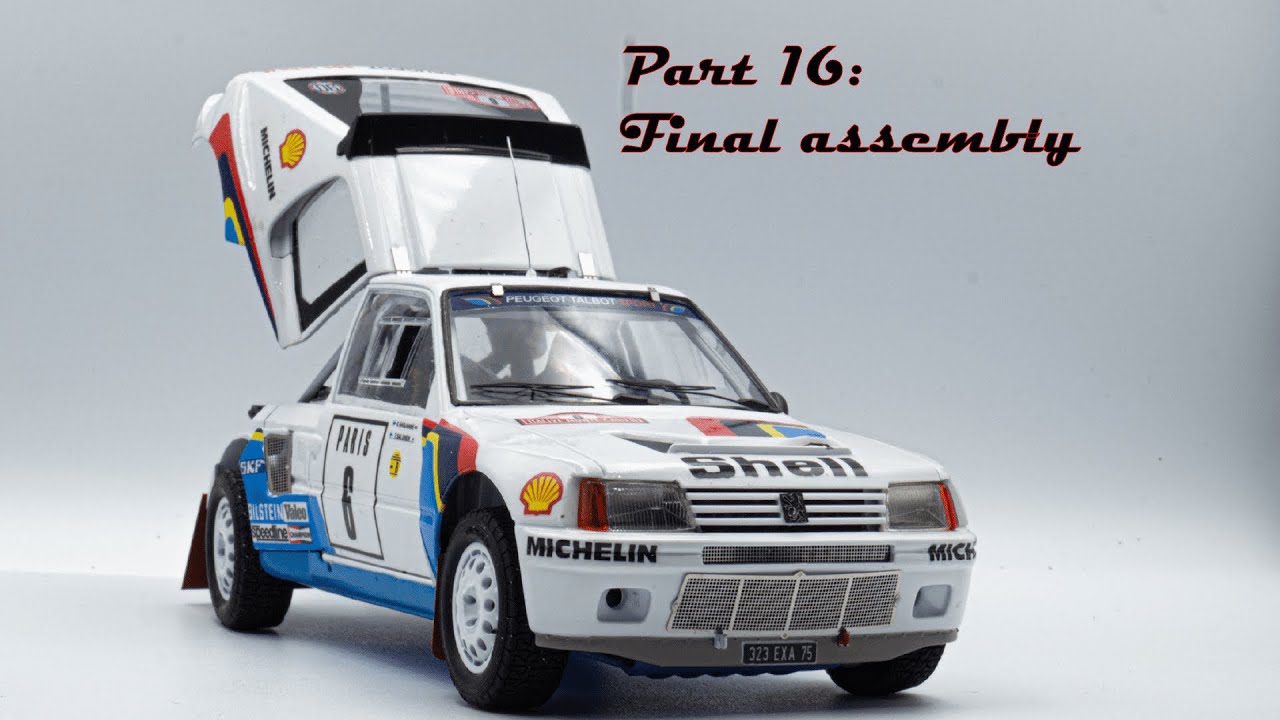TAMIYA 24050 PEUGEOT 205 EV1 1985 – Part 16 (Final Assembly) Scale model 1/24