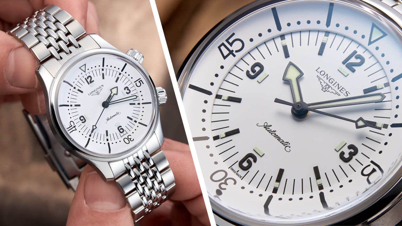 Культовые дайверские часы Longines получили белый циферблат.