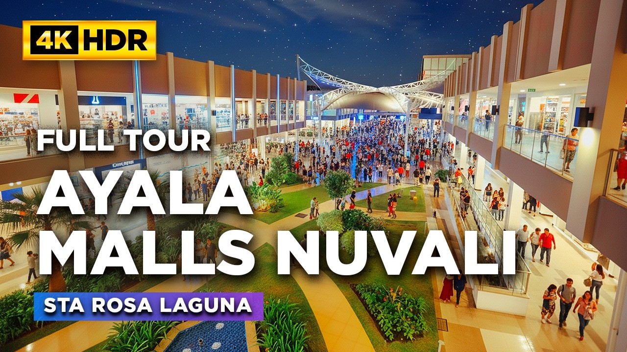 One of the BEST Open-Air Malls in the Philippines! | AYALA MALLS NUVALI Full Walking Tour 2026
