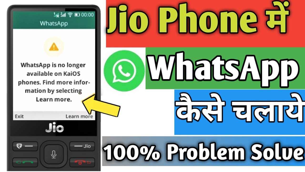 Whatsapp is no longer available on kaios phone. Find more information 