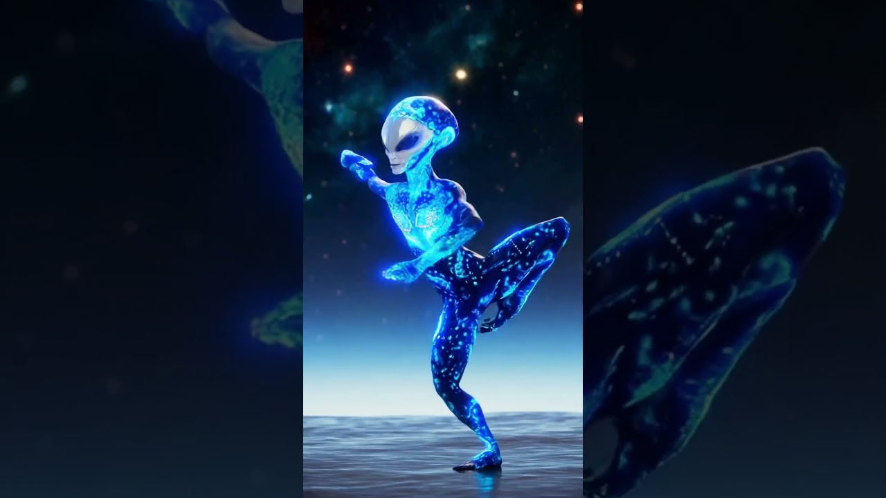 Alien Dance vs Real Alien Dance #aliendance #shorts