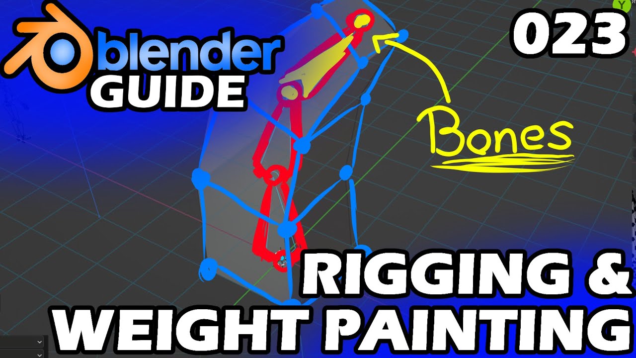 Grundlagen RIGGING und WEIGHT PAINTING 🏆 The Blender Guide (Blender Tutorial Deutsch) [S1E23]