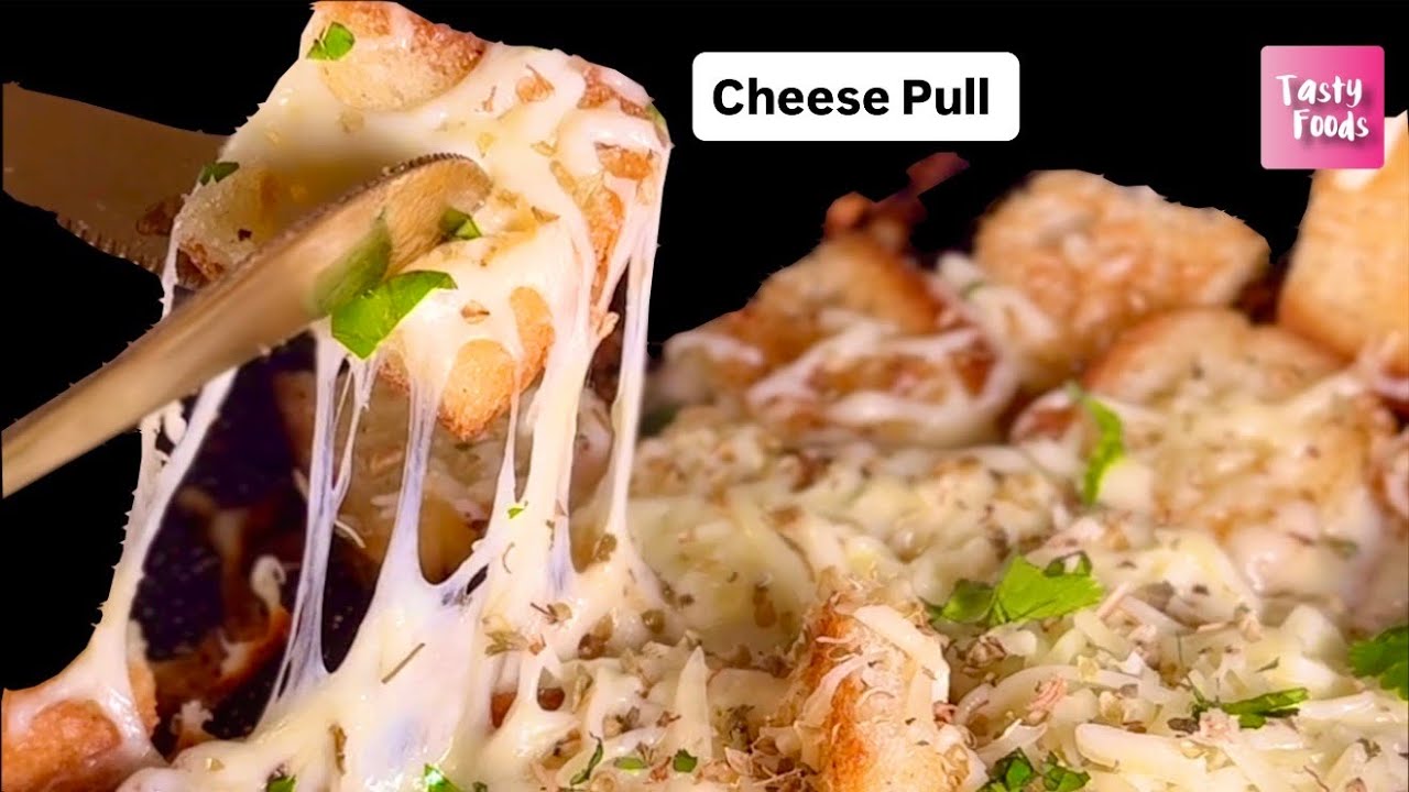 EASY GARLIC BREAD CHEESE PULL