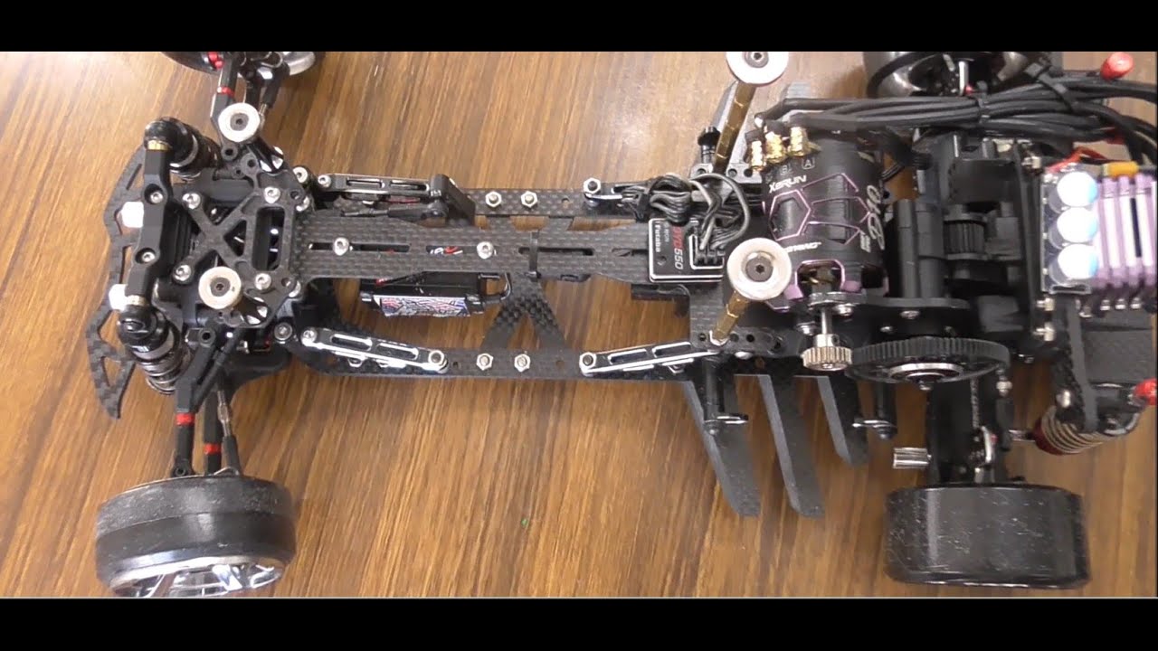 Mさん REVED RDX UK WORKS NAZCA(ナスカ)シャーシダウンフォースでトラクションUP&走行動画RWD DRIFT RC