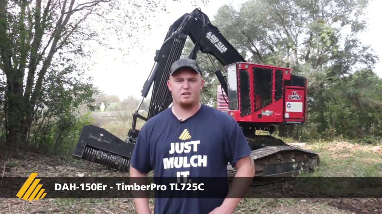 ROW maintenance - Interview and operation POV - DAH-150Er - TimberPro TL725C