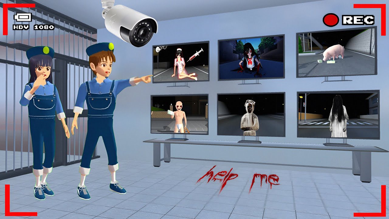 Yuta Mio Panik Buat Banyak CCTV Merekam Semua Hantu Di Kota Sakura 😱