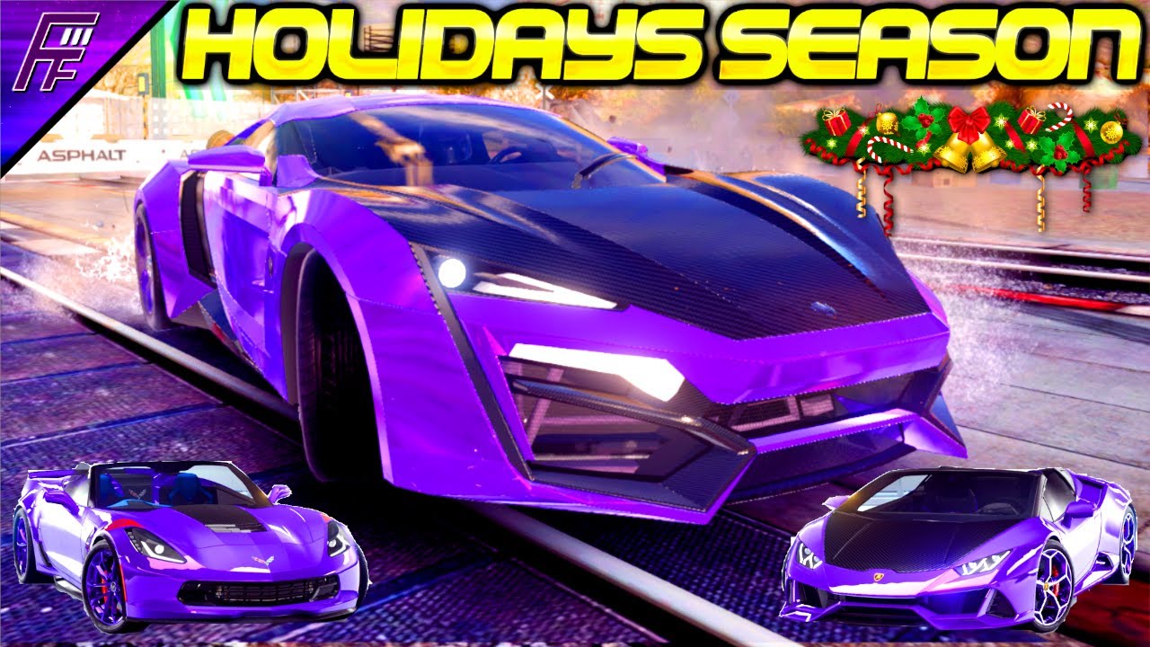 BEST OF THE HOLIDAYS SEASON! MAX Corvette, Huracan, & Lykan (5* Rank ~4000) Asphalt 9 Multiplayer